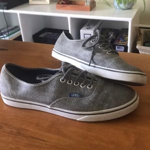 Grey/Silver Vans